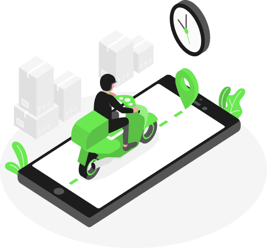 Rider signing up illustration