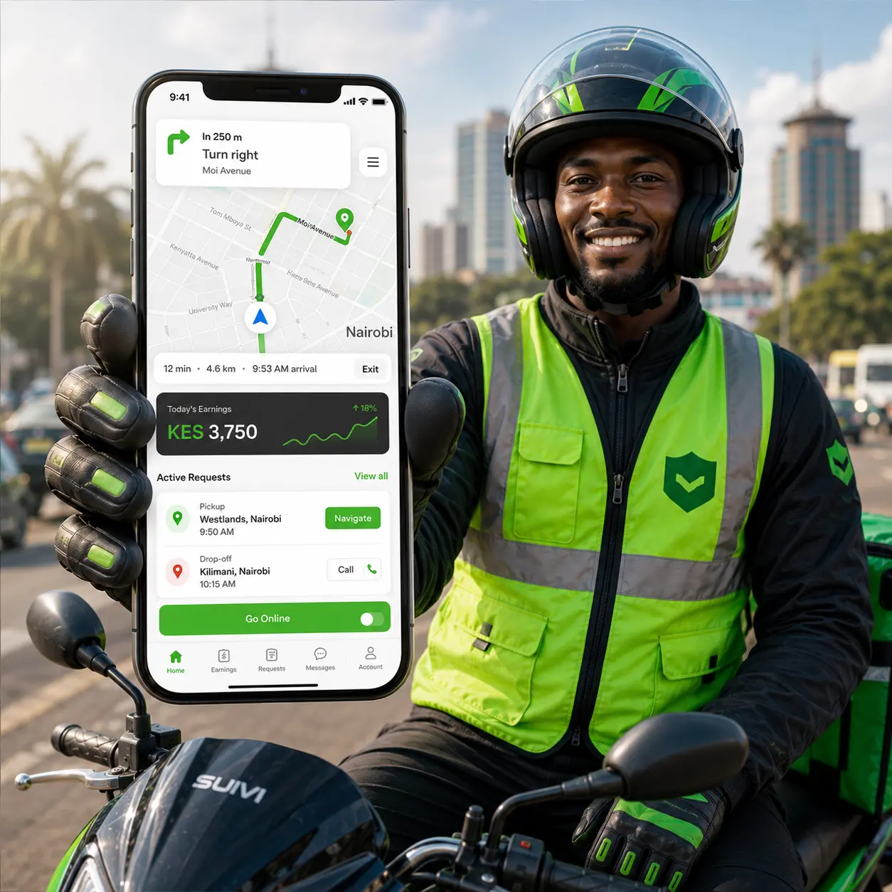 Intuitive Rider App